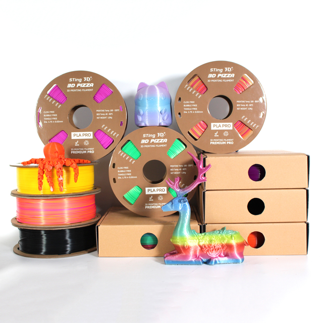 High Quality PLA Filament 175mm 1kg Carbon Fiber 3d Printer Filament Abs Creality Petg Carbon Fiber Filament