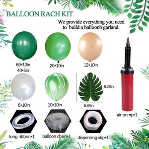 Jungle Safari thème décorations de fête vert ballon arc guirlande ensemble faveurs <span class=keywords><strong>pour</strong></span> enfants garçons anniversaire bébé douche décorations - Product Image 5