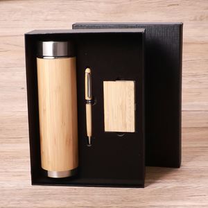 Ensemble cadeau promotionnel occidental haut de gamme écologique, tasse isotherme en bambou, événements professionnels et sociaux - Product Image 1