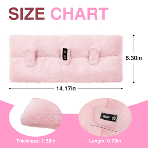 Soft Plush Car <b>Seat</b> <b>Belt</b> <b>Cushion</b> Abdomen Pressure Relief Safety <b>Belt</b> Pillow For Passenger Comfort Car Interior Accessory - Product Image 3