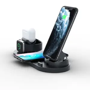 2022 Aliba Most Sold Product Seller Amazons Best Sellers 4 In 1 Wireless Charger Dock Station Stand