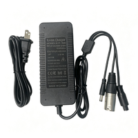 Chargeur de batterie au lithium 42V 2A, prises multi-sorties personnalisées, XLR 3 broches, DC5.5*2.1, connecteur Xiaomi, chargeur Li-ion pour vélo électrique, scooter