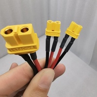 Faisceau de câbles personnalisé Connecteur XT30 XT60 Faisceau de câbles d'alimentation Connecteur XT60H à XT30U Assemblage de câbles en silicone pour câble de chargement