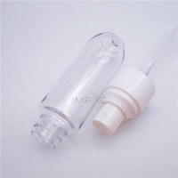 Nouvelle bouteille de vaporisateur de toner pour soins de la peau en plastique transparente ronde de 40 ml