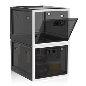 Hộp Đựng Thuốc Bằng Nhựa An Toàn Có Khóa Hộp Đựng Thuốc Theo Toa Có Thể Khóa Cho Trẻ Sơ Cứu - Product Image 4