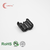 SCRC80C Split Ferrite Clamp Core EMI Filter Power Line Choke for Small Device Cable Noise Suppression 8mm Inner Diameter