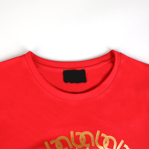 Magliette rosse da uomo casual leone alla moda con logo personalizzato stampato per l'uso quotidiano - Product Image 3