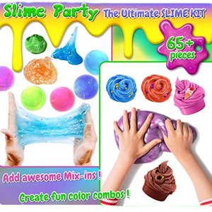 Kit de Slime de 16 Colores para Hacer Manualidades, Fácil de Usar, Bajo Mantenimiento, Calidad Garantizada, Varios Slimes Transparentes con Adornos - Product Image 3