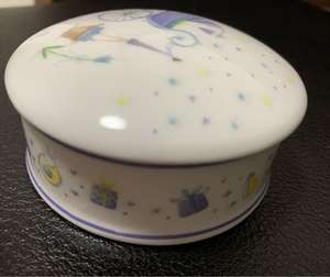 Boîte décorative en céramique pour bébé, souvenir de naissance - Product Image 3