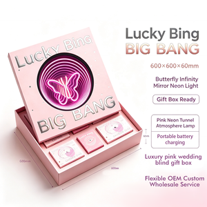Wholesale Luxury Wedding Favor Blind Box with LED <b>Makeup</b> <b>Mirror</b> Acrylic ROHS Certified for Wedding Favors - Product Image 2