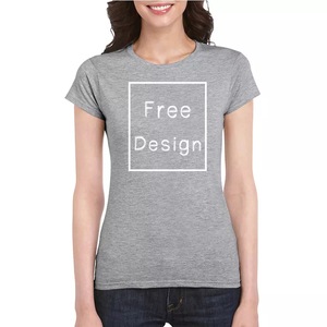 Su misura delle donne di stampa di estate T-Shirt manica corta collo rotondo casuale a buon mercato T Shirt per le Donne - Product Image 2