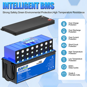 Maßgefertigter 12V 200Ah Lithium LiFePO4 Akku-Pack 12,8V 200Ah 2,56kWh LiFePO4 Batterie - Product Image 5