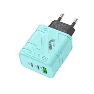 Nuovo Design Caricabatterie da Muro USB 2 in 1 Colorato PD 12W per Cellulari Samsung - Product Image 5