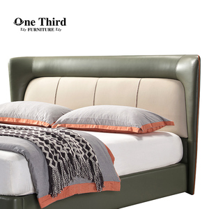 ชุดห้องนอนเตียงนุ่มหุ้มเบาะไม้สไตล์โมเดิร์นหรูหราสำหรับโรงแรม - Product Image 5