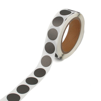Étiquette NFC RFID anti-métal étanche 13,56 MHz avec puce NTAG213, diamètre 22 mm, taille de l'antenne pour étiquettes adhésives métalliques