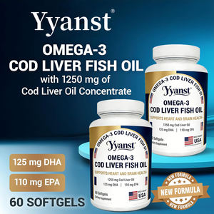 Huile de foie de morue et oméga-3 de HAUTE QUALITÉ (EPA & DHA) en gélules souples – Favorise la santé cardiaque, la fonction cérébrale et renforce l'immunité - Product Image 4