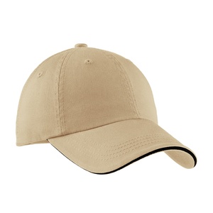 Custom Logo <b>Baseball</b> hat 6-Panel Cotton <b>Baseball</b> <b>Cap</b> Solid Color Adjustable Fit Unisex Casual Hat Twill Fabric Contrast Trim - Product Image 1