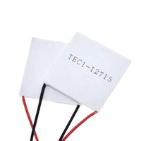 TEC1-12715 TEC thermoélectrique refroidisseur Peltier TEC1 12715 12V 15A 40x40mm Module Peltier Elemente plaque de refroidissement