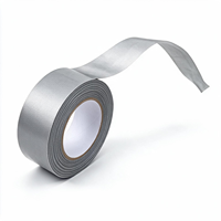 Silbernes Gewebeklebeband Hochbelastbar Wasserdicht Gummiert 48mm Leicht Reißbar Industriequalität Teppichreparatur-Bindungsband Großhandelsrolle