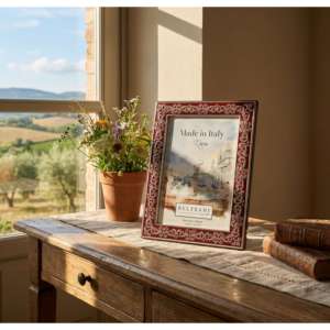 Beltrami Photo <b>Frame</b> 4x6 Real Silver Plated Made In Italy Roma Decorative Metal <b>Frame</b> - Product Image 2