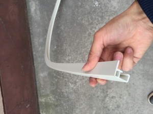 Bán buôn <span class=keywords><strong>PVC</strong></span> hồ sơ uPVC Trần treo tường đơn đôi theo dõi đường sắt rèm - Product Image 4