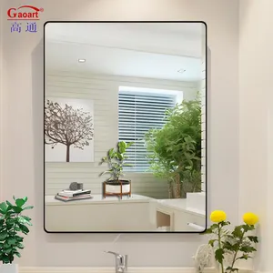 Factory Direct Sale Long Wall Nordic Modern Bathroom Magic Plain Large Wholesale Bath Glass Mounted House Decor Square Mirror