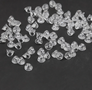 1000 Buah 7Mm Bantalan Jaminan Plastik Liontin Bulat Transparan Pemegang Plastik DIY Kalung Perhiasan Tidak Terlihat Liontin Jimat Kait - Product Image 5