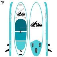 Planche à pagaie gonflable JTRDA (SUP) 10'6x32"x6" PVC/Drop Stitch tout usage pour les lacs et les rivières, capacité de 135 kg, garantie de 3 ans