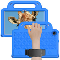 Étui en EVA de haute qualité pour iPad Mini 1 2 3 4 5, style diamant mignon, adapté aux enfants, avec sangle de main et bandoulière