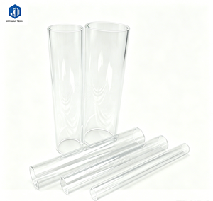Tubo de Cuarzo Fundido de Alta Pureza Personalizado, Tubo de Vidrio Transparente para Soplado de Cilindros - Product Image 4
