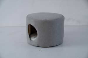 Nieuwe design stijl natuurlijke strooien nest geweven handgemaakt dierenhuis winter warm kattenbed krabplank creatieve kruk kattennest - Product Image 5