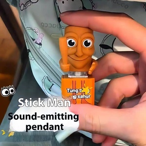 Shanhaijingクリエイティブ木製おもちゃクロスボーダー全棒人間減圧ペンダント音声音ボタン新しいアイアンマン - Product Image 1