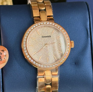 <span class=keywords><strong>Montre</strong></span>-bracelet de luxe en acier inoxydable pour femme, cadran doré en moissanite, multifonctionnelle, étanche, avec cristaux <span class=keywords><strong>Swarovski</strong></span>, vente en gros - Product Image 2