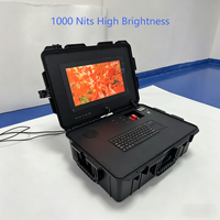 Chasis de Computadora Portátil a Prueba de Explosiones de PP, Pantalla LCD Táctil Capacitiva de 10 Puntos, Resolución de 1920x1080, 1000 Nits