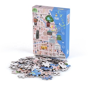 High Quality Custom <strong>Personalised</strong> Colorful Cardboard Floor Best 500 Piece Jigsaw Puzzles - Product Image 1
