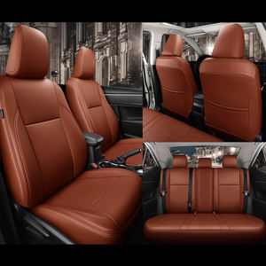 Coprisedili Auto in Vera Pelle di Lusso su Misura Adatti per Modelli <span class=keywords><strong>Toyota</strong></span> <span class=keywords><strong>Corolla</strong></span>, Copertura per Sedili Anteriori e Posteriori - Product Image 2