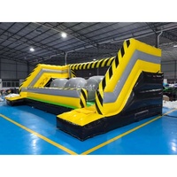 Parcours d'obstacles gonflable durable avec grosses balles rebondissantes, jeux de rebond en PVC, balles rebondissantes à vendre
