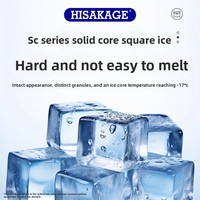 Machine à glaçons commerciale HISAKAGE AC120X, petite et grande taille, pour glaçons en cubes, en demi-lune et en forme de balle, idéale pour les salons de thé, les cafés et les bars.