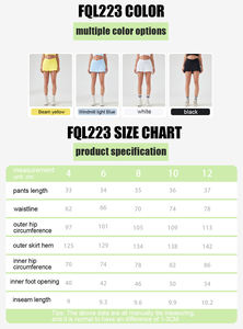 महिला एथलेटिक कैजुअल स्केर्ट हल्के कस्टम टेनिस स्कर्ट के साथ छोटी उच्च कमर वाली योग स्कर्ट - Product Image 2