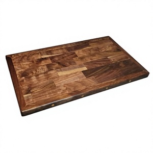 Planche à découper rectangulaire à prix abordable, faite à la main, épaisse, en acacia de qualité alimentaire, pour la découpe de viande, support OEM ODM - Product Image 1