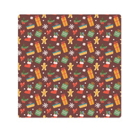 Tapis de Mahjong Série Arbre de Noël en Promotion – Tapis Spécial Antidérapant et Silencieux pour Jeu de Mahjong Carré