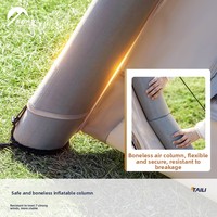 Tente de camping gonflable Taili pour l'extérieur, portable, sans armature, type cabine, épaissie, imperméable, équipement de camping, tente cabine à ouverture rapide