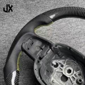 Volant de voiture de sport noir pour Volvo <span class=keywords><strong>XC</strong></span> 40 S90 S60 V60 <span class=keywords><strong>V90</strong></span> S40 V40 XC60 XC90 Volant en cuir fibre de carbone - Product Image 5