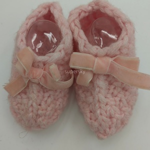 Chaussons en <span class=keywords><strong>tricot</strong></span> acrylique et spandex personnalisés, très vendus, respirants, chaussettes d'hiver, chaussures <span class=keywords><strong>pour</strong></span> <span class=keywords><strong>nouveau</strong></span>-nés, femmes, motif animal, cheville - Product Image 5