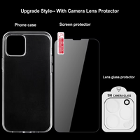 Épaississement 3 en 1 capot d'écran iPhone 16 pro max film d'objectif anti-gratterie