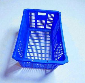 <b>Plastic</b> <b>Crate</b> With Metal Handle – 100% VIRGIN <b>PLASTIC</b> Viet Nam Factory <b>Plastic</b> <b>Crate</b> Stackable Food Grade <b>Storage</b> - Product Image 1