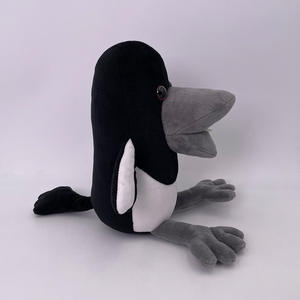 Nuevos juguetes <span class=keywords><strong>de</strong></span> peluche <span class=keywords><strong>de</strong></span> Steve y Maggie, muñeco <span class=keywords><strong>de</strong></span> peluche <span class=keywords><strong>de</strong></span> cuervo, almohada <span class=keywords><strong>de</strong></span> peluche <span class=keywords><strong>de</strong></span> pájaro <span class=keywords><strong>de</strong></span> dibujos animados negro suave, fábrica al por mayor personalizada - Product Image 3