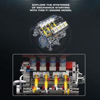 Reobrix 33015 2025 Nouveau Moteur V8 Électrique Mécanique Intelligent à Assembler – Modèle Cadeau d'Anniversaire – Figurine et Ensembles de Blocs de Construction
