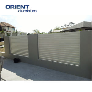 Panneau à lamelles en aluminium d'écran de <span class=keywords><strong>vue</strong></span> de protection d'intimité de marché clôturant pour le jardin nouveau de haute qualité - Product Image 2