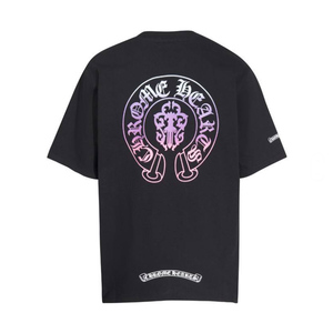<span class=keywords><strong>Camiseta</strong></span> de Manga Corta Unisex de Alta Calidad, 300g, con Estampado de Corazones Cromados en Serigrafía, Estilo Hip Hop, 100% Algodón, Venta al Por Mayor - Product Image 3